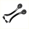 Front lower right black metal control arm with ball joint and rubber bushings for mazda 6 gg shown from the back side