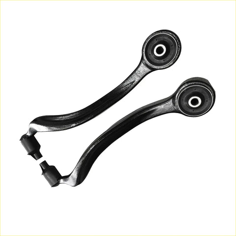 Front lower right black metal control arm with ball joint and rubber bushings for mazda 6 gg shown from the back side