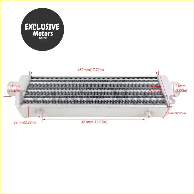 Front Mount Intercooler Turbo OD 63mm - 510*180*65mm - & Performance