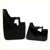 Black plastic front mud guard flap set with one large and one small flap for nissan navara d22 1997-2004 wheel wells