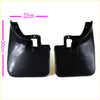 Black rubber front mud guard flaps 22cm wide 30cm tall for nissan navara d22 1997-2005