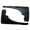 Black plastic front mud guard for Nissan Navara Suzuki Equator 2005-2014 with precise contours and pre-drilled holes