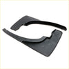 Black rubber front mud guard mud flaps for nissan navara suzuki equator 2005 to 2014 car wheels