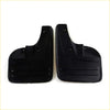 Black plastic front mudguard mud flap for toyota hilux vigo 4wd 2005-2015 with molded ridges and mounting holes