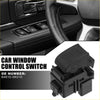Front power window switch for toyota hilux vigo 2004-2011 black plastic rectangular body with integrated lever