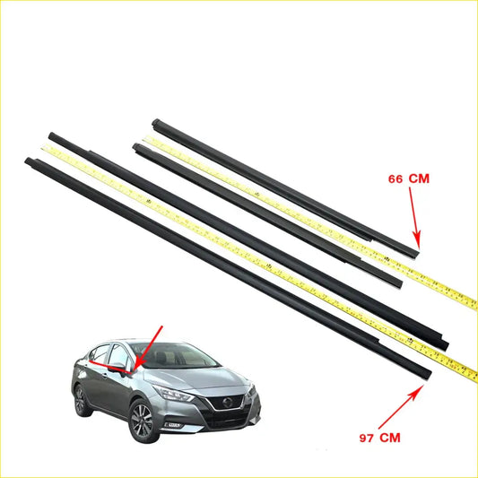Front Rear Door Belt Molding for Nissan Almera Versa Sunny N17 - Engine