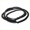 Front rear door weatherstrip for datsun nissan sentra sunny b12 gxe made of black rubber with gold metal fasteners
