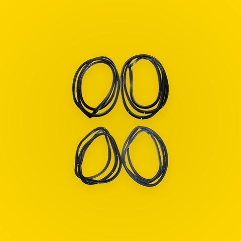 Front Rear Door Weatherstrip Set for Mazda Familia GLC 323 Sedan 1980-1985