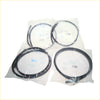 Black rubber front rear door weatherstrip set for Nissan Sylphy Almera Pulsar sealed in clear oem packaging