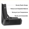 Black plastic car side step with sturdy design and robust material for front and rear mud flap splash guards toyota avalon