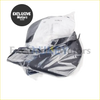 White motorcycle helmet in clear plastic with sunny branding shown with front and rear mud flaps for nissan juke