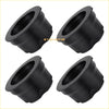Black rubber engine mount bushings for front and rear wheel caps on suzuki ozark 250 lt-f250 2x4