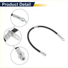 Front right brake hose for Toyota Venza black rubber hose with chrome metal fittings and connectors