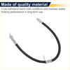 Front right black rubber brake hose with metallic fittings for Toyota Venza 2012 to 2025 use