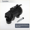 Front right brake wheel cylinder for toyota dyna black cast iron with gear component and silver threaded adjustment bolt