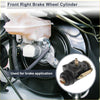 Front right black cast iron brake wheel cylinder with brass fittings and gear for toyota land cruiser 1969-1986