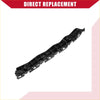 Front right black plastic bumper bracket reinforcement bar for toyota sienna 2011-2017 shown from back side