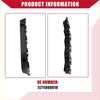 Front right bumper bracket for toyota sienna 2011-2017 black plastic trim piece with tabs and mounting holes back side