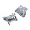 Front right door hinge for nissan navara d21 1985-1997 showing gray painted metal car suspension control arm brackets back side