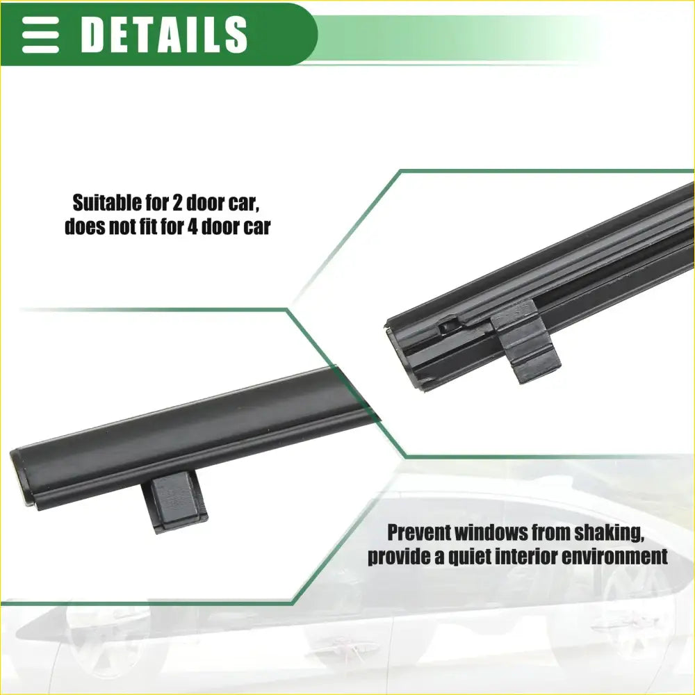 Front Right Door Window Belt Weatherstrip for Toyota Sienna - Engine