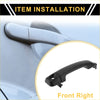 Black plastic front right exterior door handle for toyota tundra 2007-2020 shown from the front side