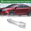 Front right exterior door handle for toyota tundra with chrome finish sleek modern design and smooth contours silver tone