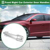 Chrome finished front right exterior door handle for toyota tundra 2007-2021 with sleek modern silver tone design