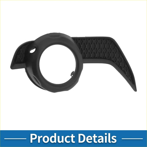 Front right fog light grill for toyota 4runner with black rubber grip handle and honeycomb textured mounting ring