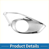 Front right fog light grill for toyota avalon 2013-2015 with chrome-finished angular headlight trim and circular cutout