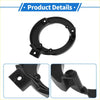 Black plastic front right fog light grill with four mounting holes and bracket for toyota c-hr 2018-2021