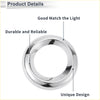 Shiny chrome front right fog light grill trim ring for toyota rav4 2012-2013 with sleek durable design