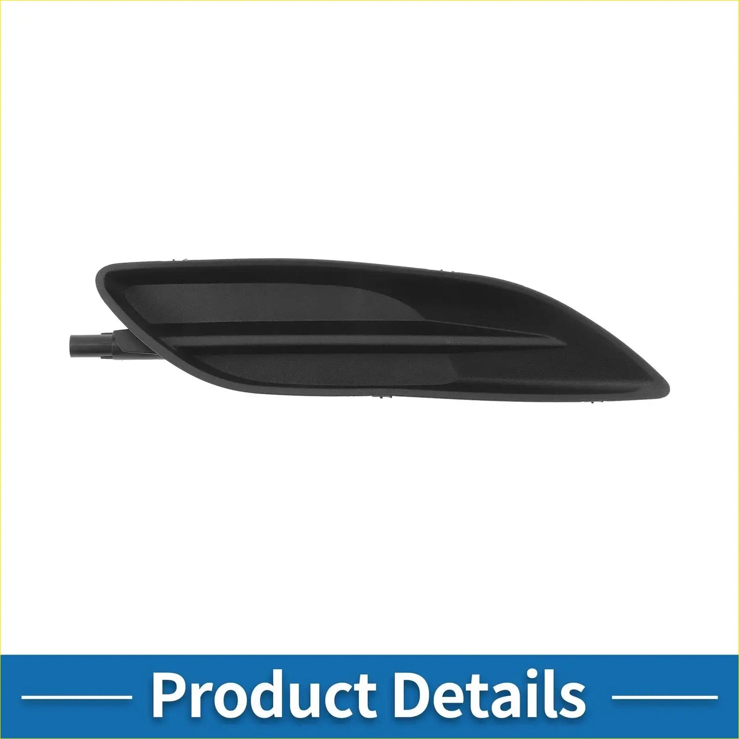 Front right fog light grill for toyota sienna 2006-2010 black plastic side mirror housing with sleek aerodynamic design