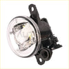 Front right side bumper fog light driving led lamp for ford bronco with black plastic and clear lens showing led bulb