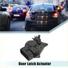 Black plastic front right side door latch actuator for toyota rav4 2000-2005 with mechanical linkage and connector