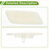 Off-white plastic front right washer nozzle cover for toyota prado 2012-2015 with smooth surface and mounting tabs