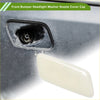 Cream-colored translucent plastic front right washer nozzle cover cap for toyota prado 2012-2015 unpainted