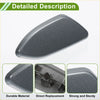 Front right washer nozzle cover for toyota rav4 2010-2012 in gray textured plastic shown from back side