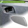 Gray plastic front right headlight washer nozzle cover cap for toyota rav4 2010-2012 silver front bumper