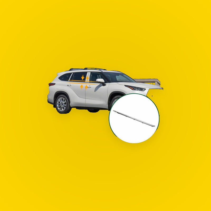 Front Right Weatherstrip Window Seal for Toyota Highlander (2001-2023)