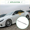 Front right weatherstrip window seal for toyota reiz 2010-2017 with silver metallic car window trim strip shown front side