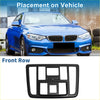 Black plastic front row center console trim for bmw 4 series shown with front row light trim bezel for toyota voxy noah 90 2022 black