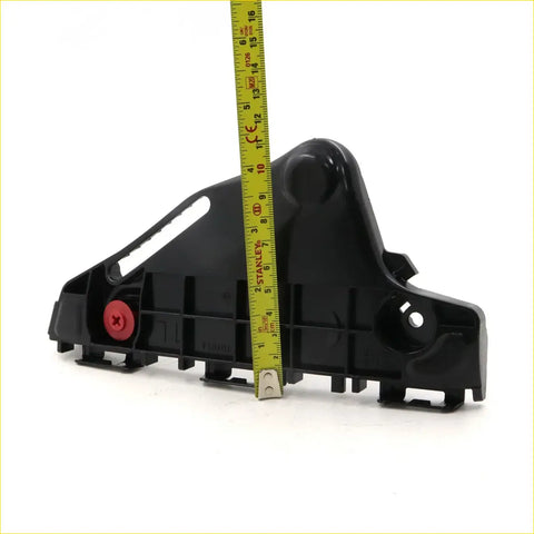 Black plastic front side bumper part with red circular fastener for toyota hilux revo 2wd 2015-2023