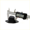 Black plastic rearview camera with mounting bracket shown from back for front spring bumper upper mitsubishi delica 4wd 1988-1994