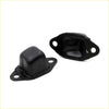 Black rubber front spring bumper upper with rounded dome and two hole mounting plate for mitsubishi delica L039G 4wd