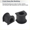 Black rubber cylindrical front stabilizer bar bushings with central hole for Toyota Solara 2004-2008
