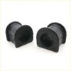 Black rubber front stabilizer bush set with cylindrical hollow center and reinforced sides for toyota hilux 1983-1997