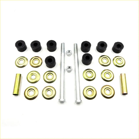 Front stabilizer link rod for ford ranger 2.5 td 4x4 1999-2006 with black rubber bushings gold washers and silver threaded rods