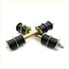 Front stabilizer link rod for ford ranger 2.5 td 4x4 with black rubber bushings and gold metal end caps with bolts