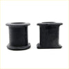Black rubber front stabilizer shaft bushings cylindrical and square for Toyota Hilux 1984-1997