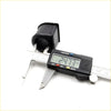 Black rubber front stabilizer shaft bush for mitsubishi delica 4wd 1988-1994 being measured with caliper